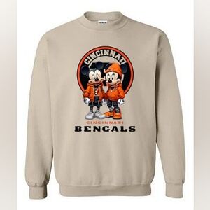 Cincinnati Bengals Beige Sweatshirt